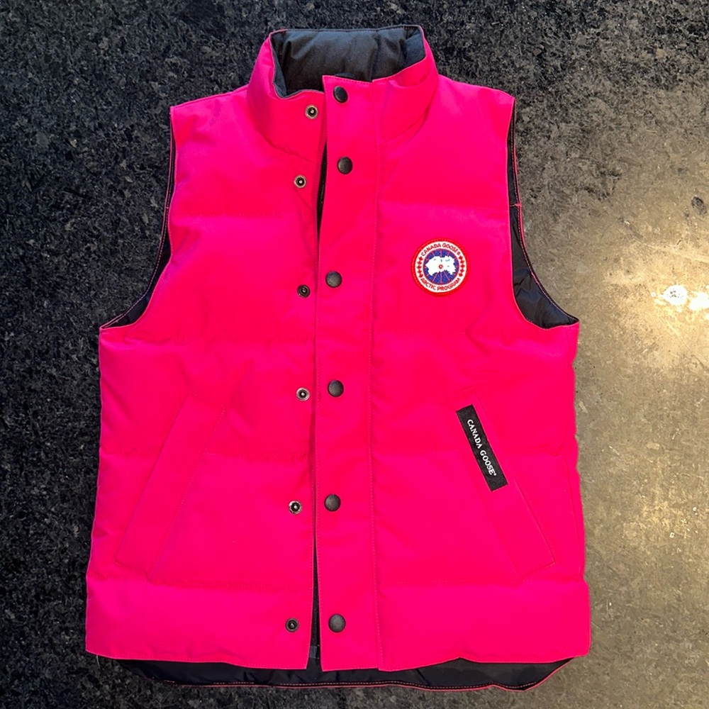 Canada Goose Kids Pink Puffer Vest